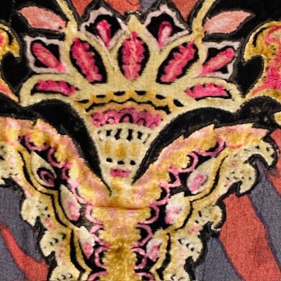 Soft Surroundings Epiphany Gothic Art Nouveau Velvet Maxi Dress 8 Petite - Picture 4 of 10